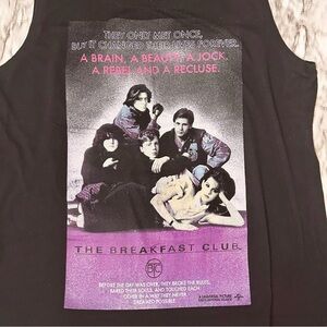 The Breakfast Club Graphic Tank Top Black Gen X Classic Movie Merch Retro Vibes